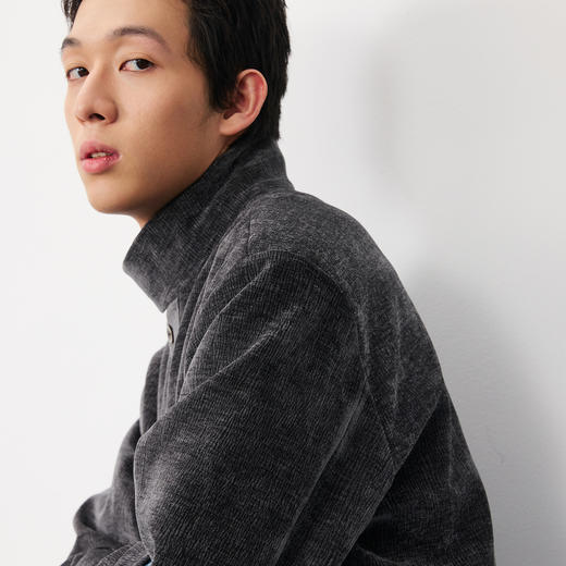  NPC潮牌树皮纹夹克外套男加厚保暖宽松上衣秋季上新NP58TJ27 商品图2