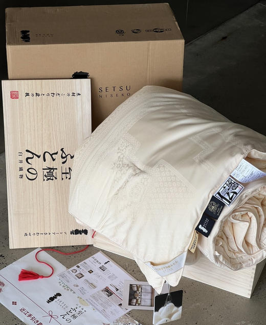 日本Setsu Niseko-"滑雪酒店伴手礼黄金桑蚕丝被 商品图2