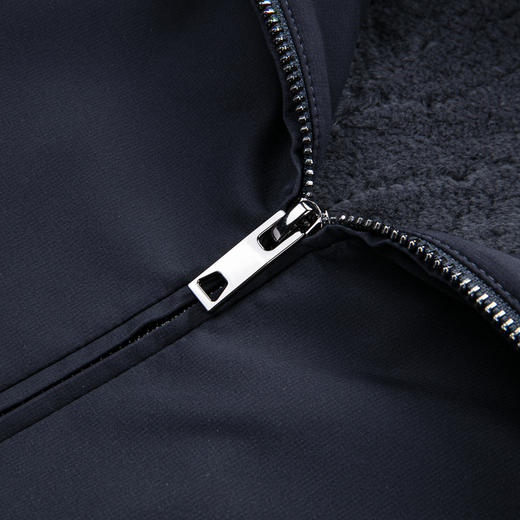 【可拆卸兔毛皮内胆】圣得西2025秋冬季新款男士修身吊面毛皮外套 商品图10