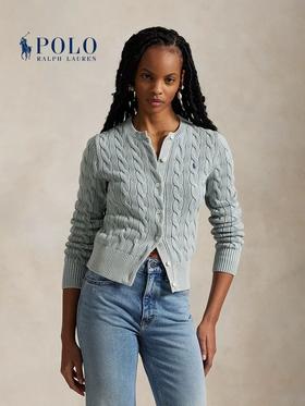 Ralph Laure*n拉夫劳*伦麻花开衫