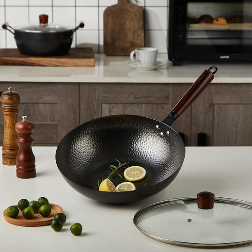 Recall系列锻纹精铁锅两件套 商品图0