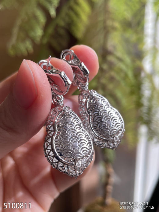 玻璃种葫芦耳坠【5100811】具体价格微信咨询 商品图6