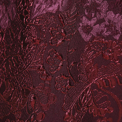 高品质寿服女棉披风“花紫玲珑”百年非遗工艺寿衣 商品图3