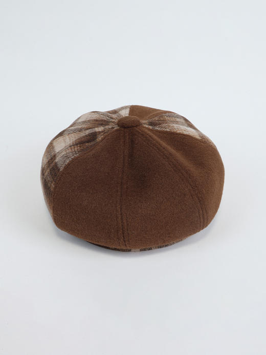 毛边帽檐格纹八角帽鸭舌帽-纪念日百货门店同款166443320 商品图2