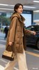 488522时尚气质款拼双面呢长羽绒服 商品缩略图1