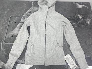 瑕疵Lululemon/露露乐蒙 Scuba 女士经典版插肩袖连帽拉链卫衣外套