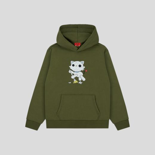 GOODBAI GOODEES 斑驳机器小猫连帽卫衣 商品图3