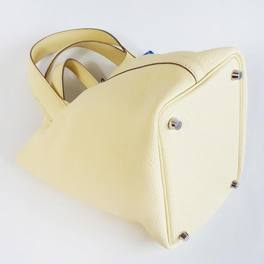 【闲置未使用】Hermes爱马仕Picotin系列H056289CKI8米尔顿黄银扣菜篮子18手提包女士041125TJ15 商品图6