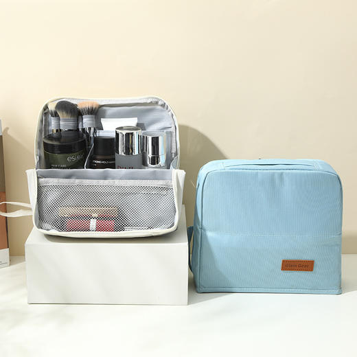 【新款可立式笔袋】大容量学生男女款 高颜值便携站立竖式化妆包 商品图2