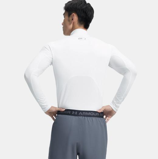 【明星同款Coldgear冬训紧身衣】安德玛男子UA Armour半高领长袖紧身衣1366072-100 商品图1