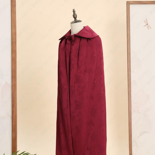 高品质寿服女棉披风“繁花”百年非遗工艺寿衣 商品图1