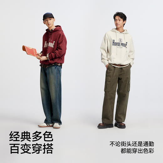 [商场同款]森马哈利波特联名连帽卫衣男美式学院风2025秋新款情侣 商品图2