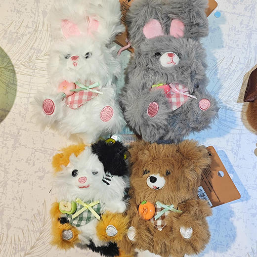 香味萌宠挂件毛绒钥匙扣-纪念日百货门店同款167295138 商品图4