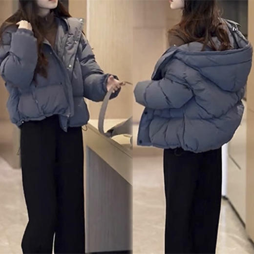 裁缝学苑AS595连帽短款羽绒服纸样女装外套新款百搭显瘦短上衣样板 商品图2