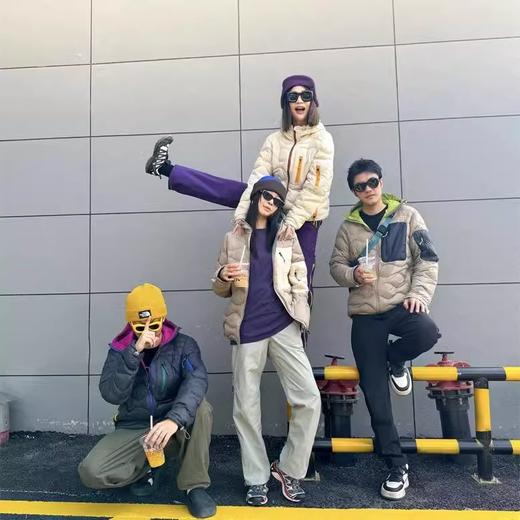 邓超 王楚钦同款  PP壁ke*同款山系户外多巴胺吐司棉服 商品图6