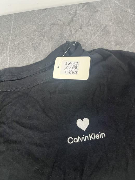 瑕疵Calvin Klein/CK 男士夏季纯棉爱心刺绣标居家休闲圆领短袖T恤 商品图2