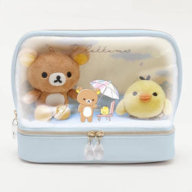 日本SAN-X轻松小熊雨过天晴系列收纳包