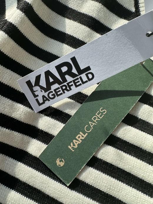 贝壳三 气质条纹羊毛混纺圆领长袖毛衣刺绣卡通头像针织衫C111202 商品图14