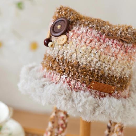 苏苏姐家亲子猫耳帽手工diy编织印象花海毛线团自制亲子材料包预 商品图2