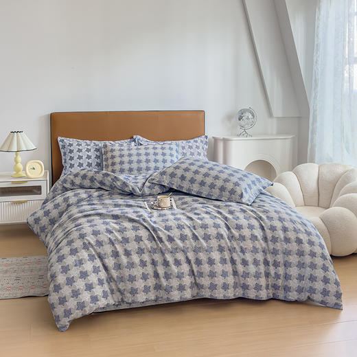 优选丨【全棉加厚磨毛四件套】西域楼兰100%全棉四件套 采用高支高密纯棉材质 柔软亲肤 吸湿透气 带来极致睡眠体验 商品图9