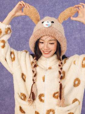 加厚可爱萌萌动物园辫子套帽-纪念日百货门店同款166745475