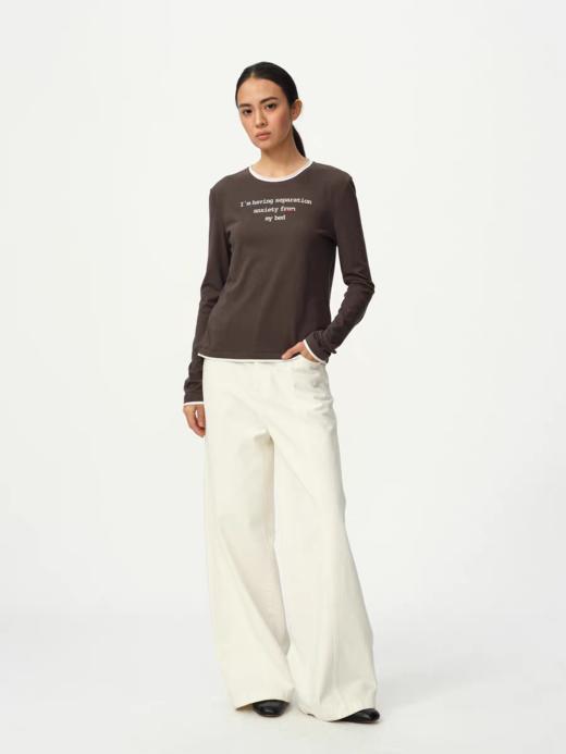 Evistub girls/E-5DCX1427/亚麻棉印花运动休闲长袖 商品图2