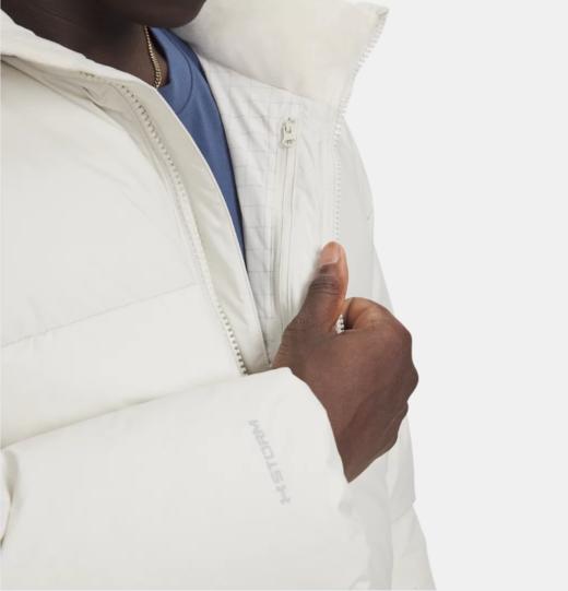 安德玛男子UA Limitless热冬系列700蓬压纹短款鸭绒羽绒服6008826-110 商品图4