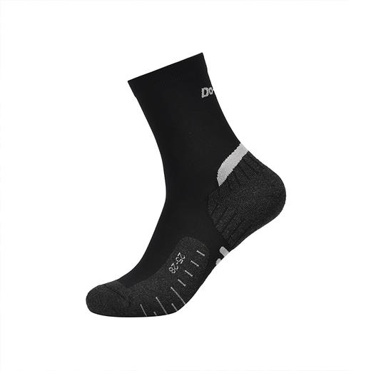 多威运动袜吸湿透气拼色暗纹设计感男女跑步中筒袜1352184 商品图8