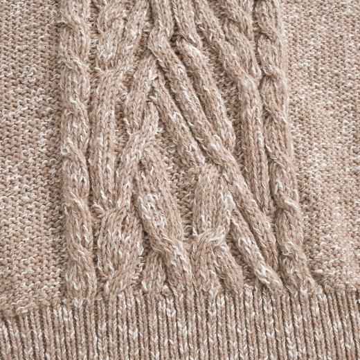 男款插肩袖粗针织马球衫毛衣zh006 商品图2