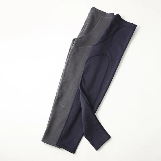 【内里羊毛+蚕丝 黑科技纤维锁温 云朵触感】耐尔加绒加厚高弹不臃肿抗寒保暖裤（W4100） 商品图2