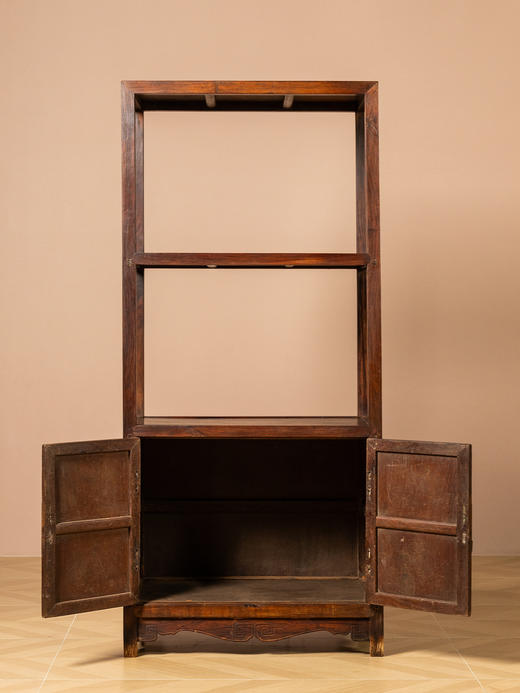 清早期 黄花梨双层亮格书架 商品图4