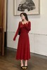 SIA SAYLOR 魅力红装气质修身针织吊带裙开衫两件套装 21447 商品缩略图4