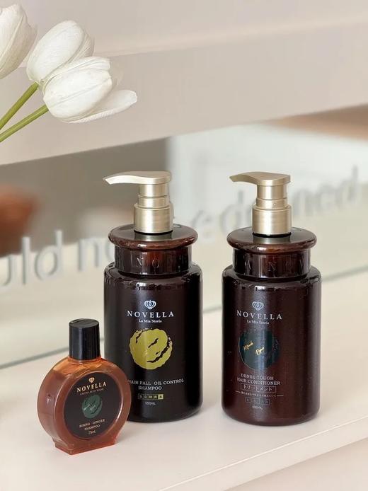 日本 NOVELLA 那绯澜防脱洗发护发套装（防脱 洗发水550ml/1瓶+防脱护发素550ml/1瓶+送1瓶75ml中样洗发水） 商品图2