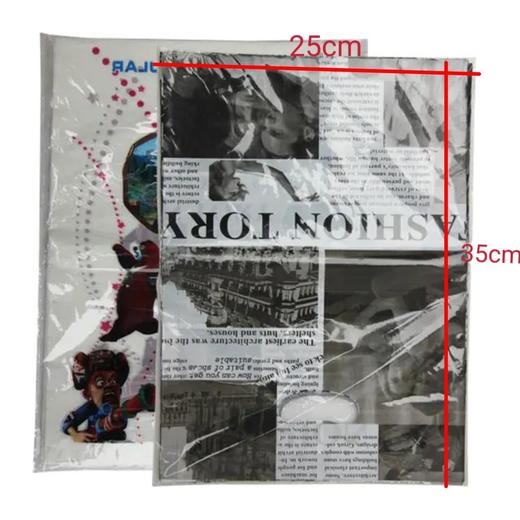 精品购物袋 ，塑料袋，产品袋子，50个每包，礼品袋，手提袋 商品图3