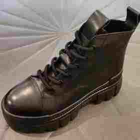 LFGJ凌介女鞋 14632 时尚百搭厚底小短靴