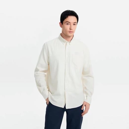 【春上新】【9.5折】2楼AIGLE艾高2024早秋新品户外休闲纯棉男士简约长袖衬衫上衣吊牌价1000现价950 商品图5