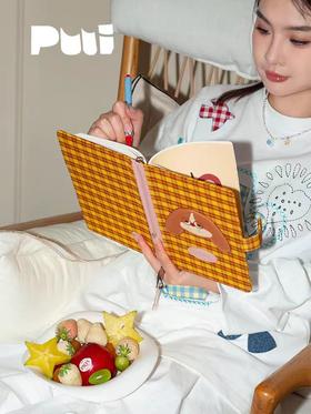 4楼Eubelle欧蓓 puui原创生活可爱小狗手账本便携磁吸 记事本高颜值 活动价：98元