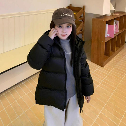 90白鹅绒服儿童羽绒服！2025加厚泡芙男女童面包服冬季新款中大童短外套！ 商品图2