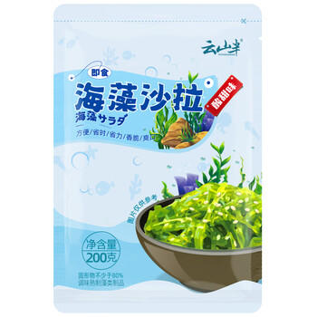 云山半海藻沙拉调味裙带菜200g 日式海藻丝海草丝即食下饭菜凉拌 /粮油调味 /调味品 /榨菜/酱腌菜 商品图6