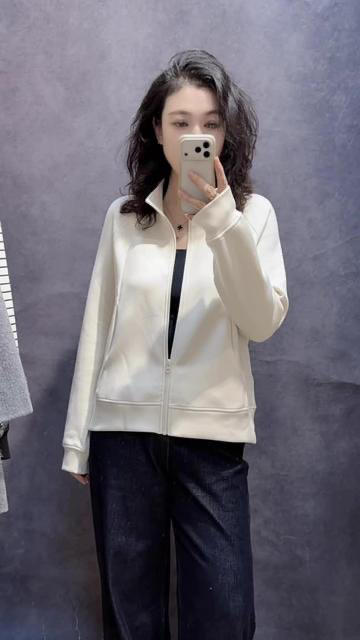 【超细腻柔软加绒】水淼2025冬新款显瘦立领针织开衫加绒款1867 商品图4