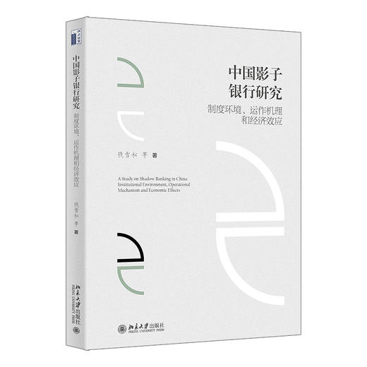 中国影子银行研究：制度环境、运作机理和经济效应 钱雪松 等 著 北京大学出版社 金融学论丛 商品图0
