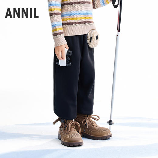 【实体店同款】女童全腰针织裤冬季新款安奈儿童装AG546072 商品图1