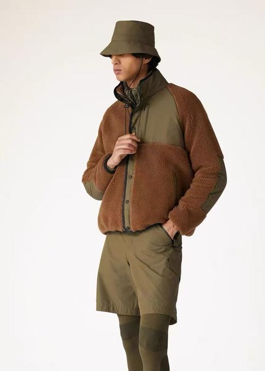 LP外贸订单抓绒男女同款摇粒绒拼接立领保暖夹克外套 商品图6