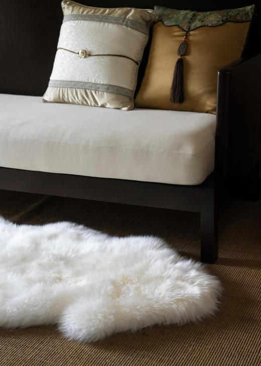 ³【澳洲羔羊皮张】一只羊只能做一张 毛茸茸的撸猫感 可做沙发垫/飘窗垫/车内饰品 XN03-CRMM-BA 商品图6