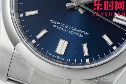 劳力士EWE蚝式恒动型36mm系列 蓝色盘 3230机 板带 男士腕表 小手腕福音 商品图4