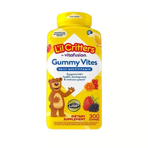 美国丽贵儿童小熊复合维生素软糖-300粒 商品图0