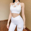 跃牌【菲芬之想】系列网纱交叉舒适瑜伽文胸聚拢透气无钢圈运动内衣高级感训练健身套装 商品缩略图4