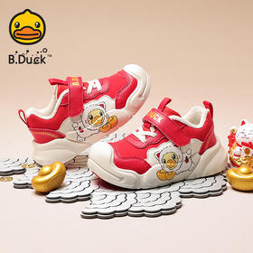 B.Duck小黄鸭童鞋冬季加绒保暖运动鞋24-30码 B5686820