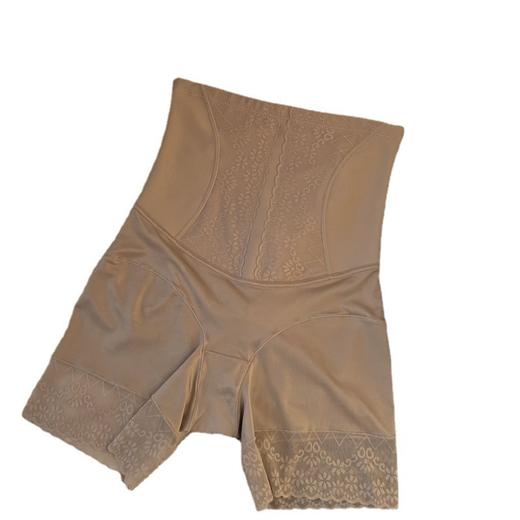 新款209#T塑加高腰束腰收胯贵妇蕾丝安全裤双层纯棉底档女士内裤 商品图4