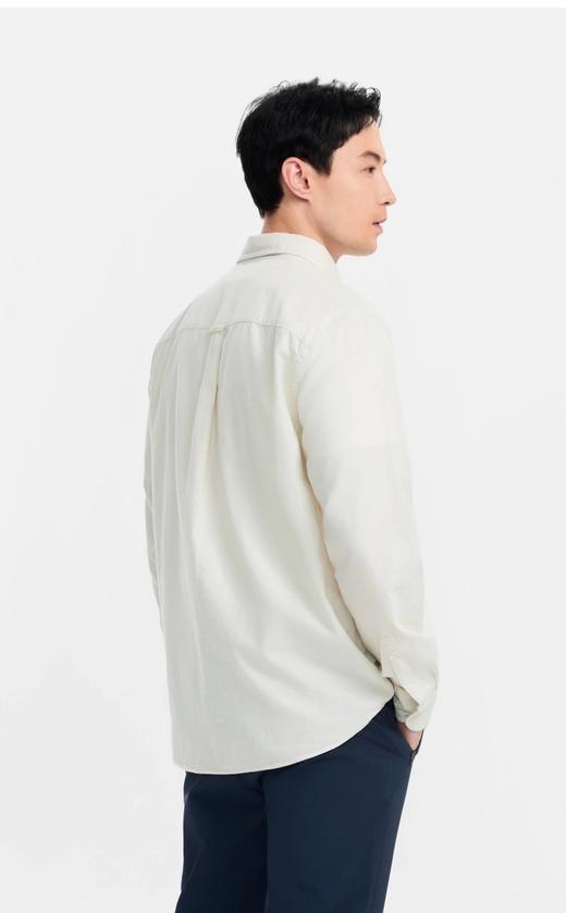 【春上新】【9.5折】2楼AIGLE艾高2024早秋新品户外休闲纯棉男士简约长袖衬衫上衣吊牌价1000现价950 商品图4